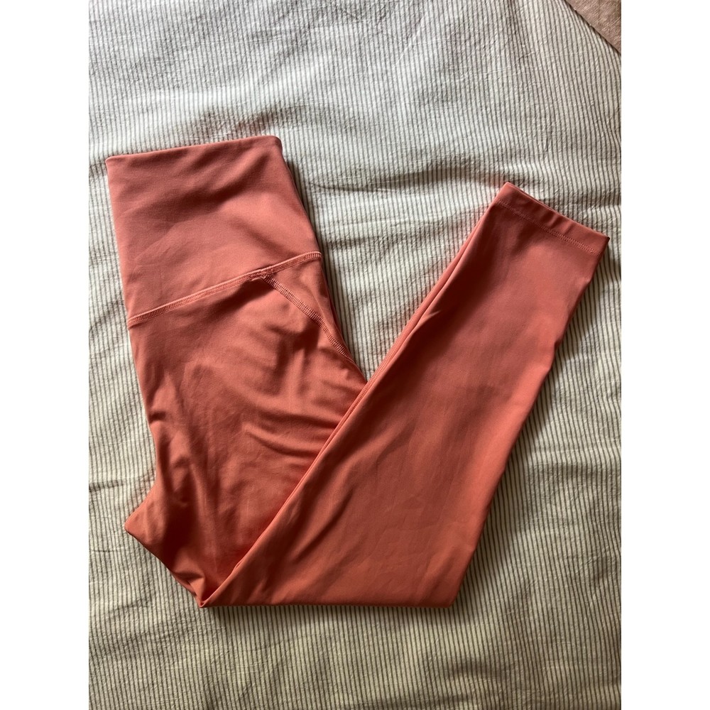 Girlfriend Collective Compressive High-Rise Leggings Peach Women's Size M